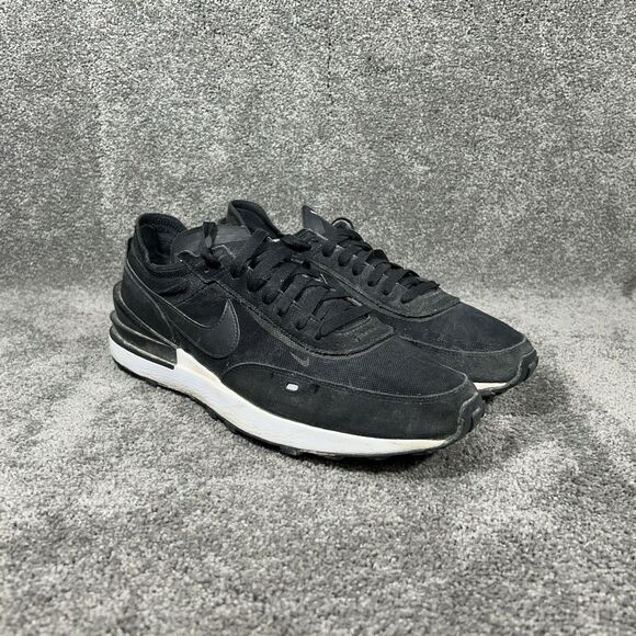 Nike Waffle One DA7995-001 Men\'s Size 13 Black Trail Running Shoes Used main image 12
